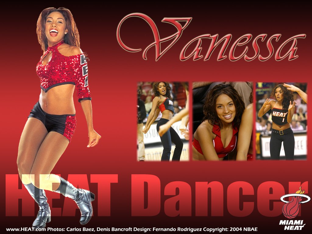 Nba Dancers Miami Heat Dance Team Wallpaper No