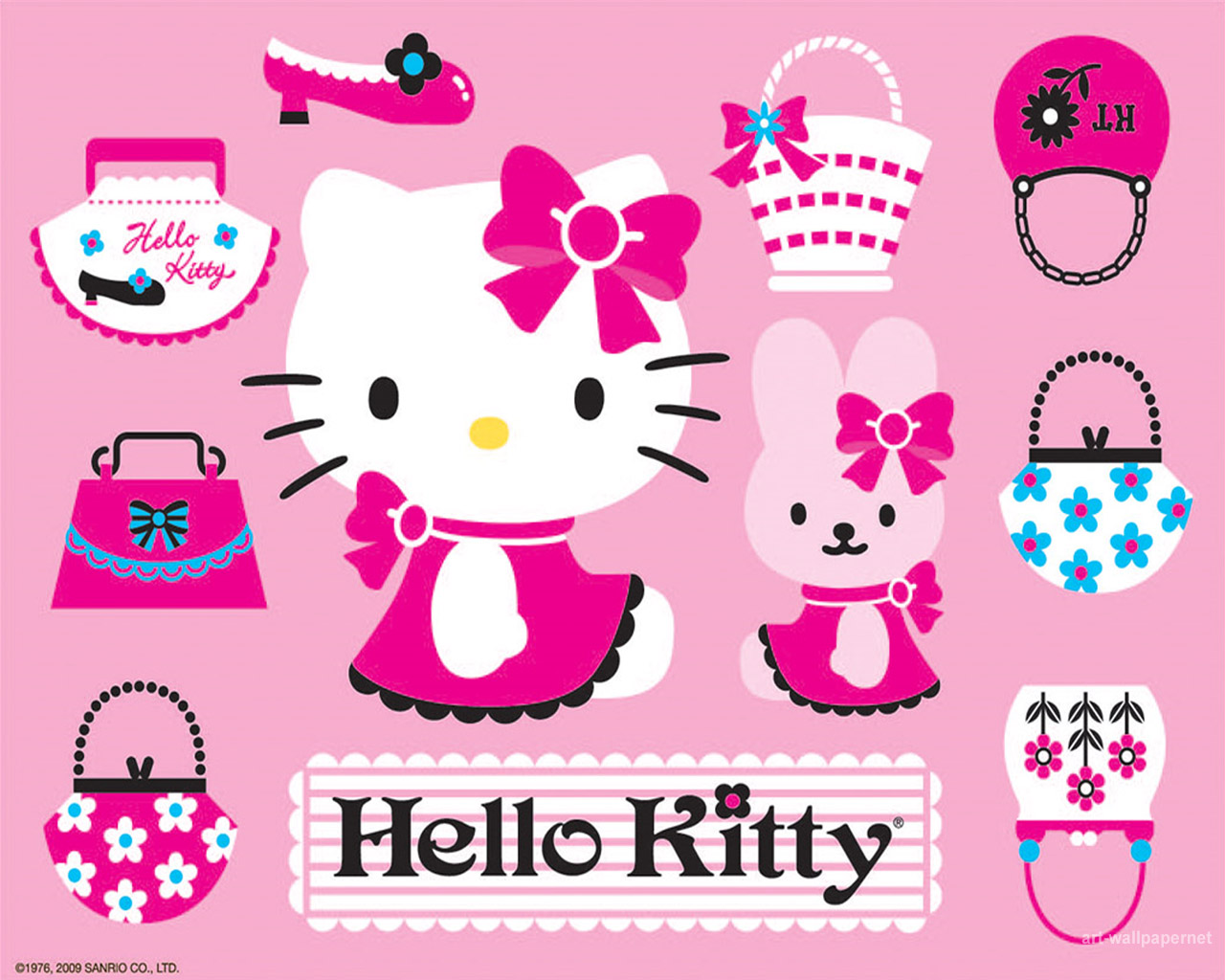 Hello Kitty Wallpaper Poster Art Desktop