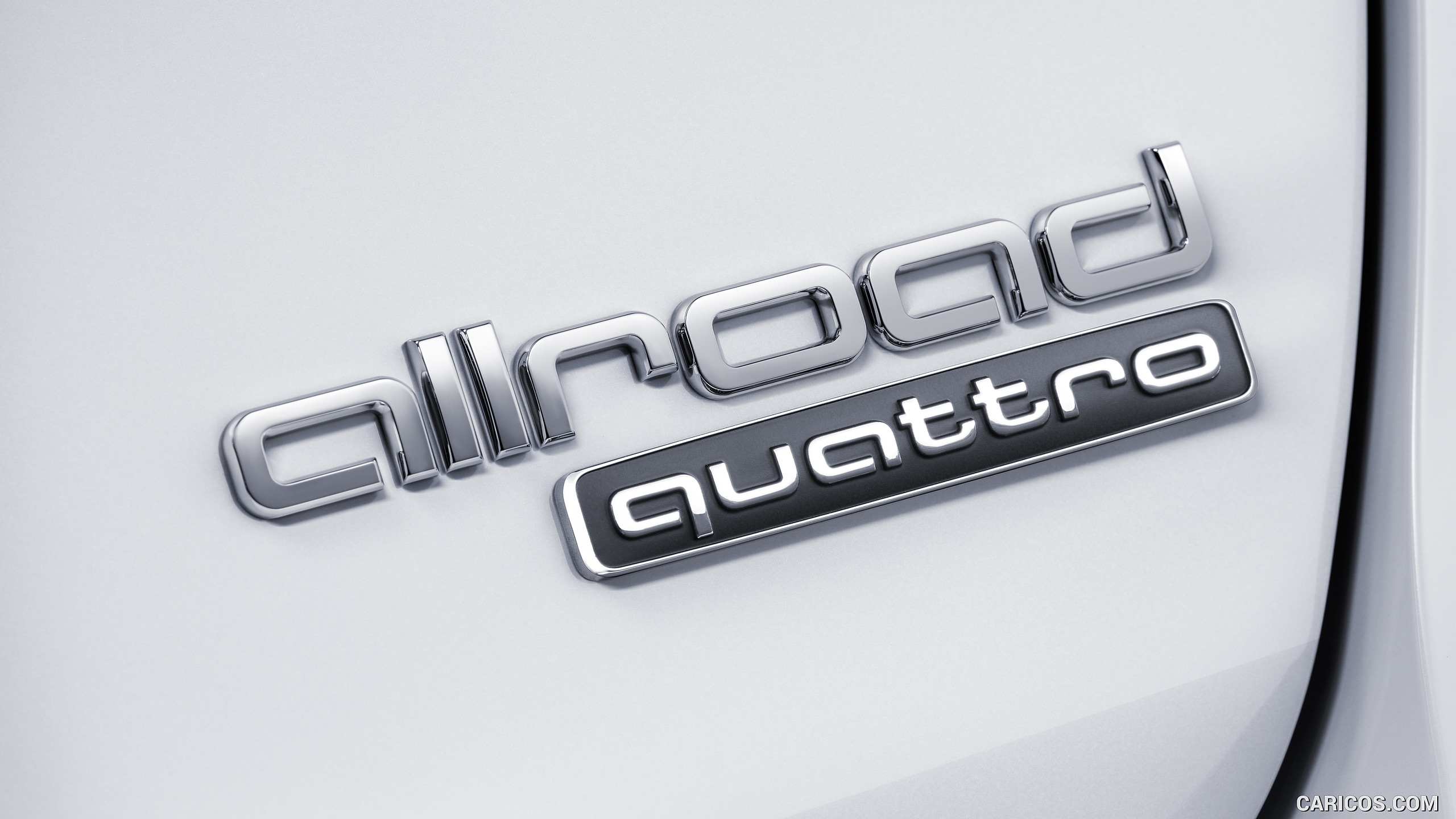 Audi A4 Allroad Quattro Color Glacier White Badge HD
