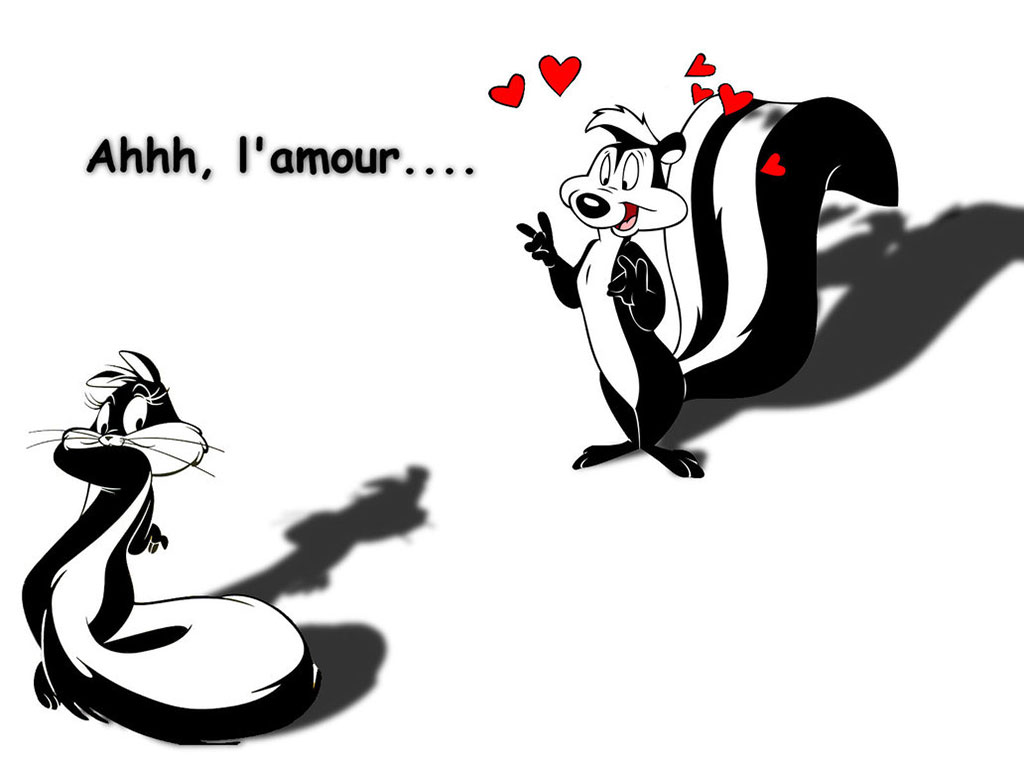 Wallpaper Description White Of Pepe Le Pew And Penelope