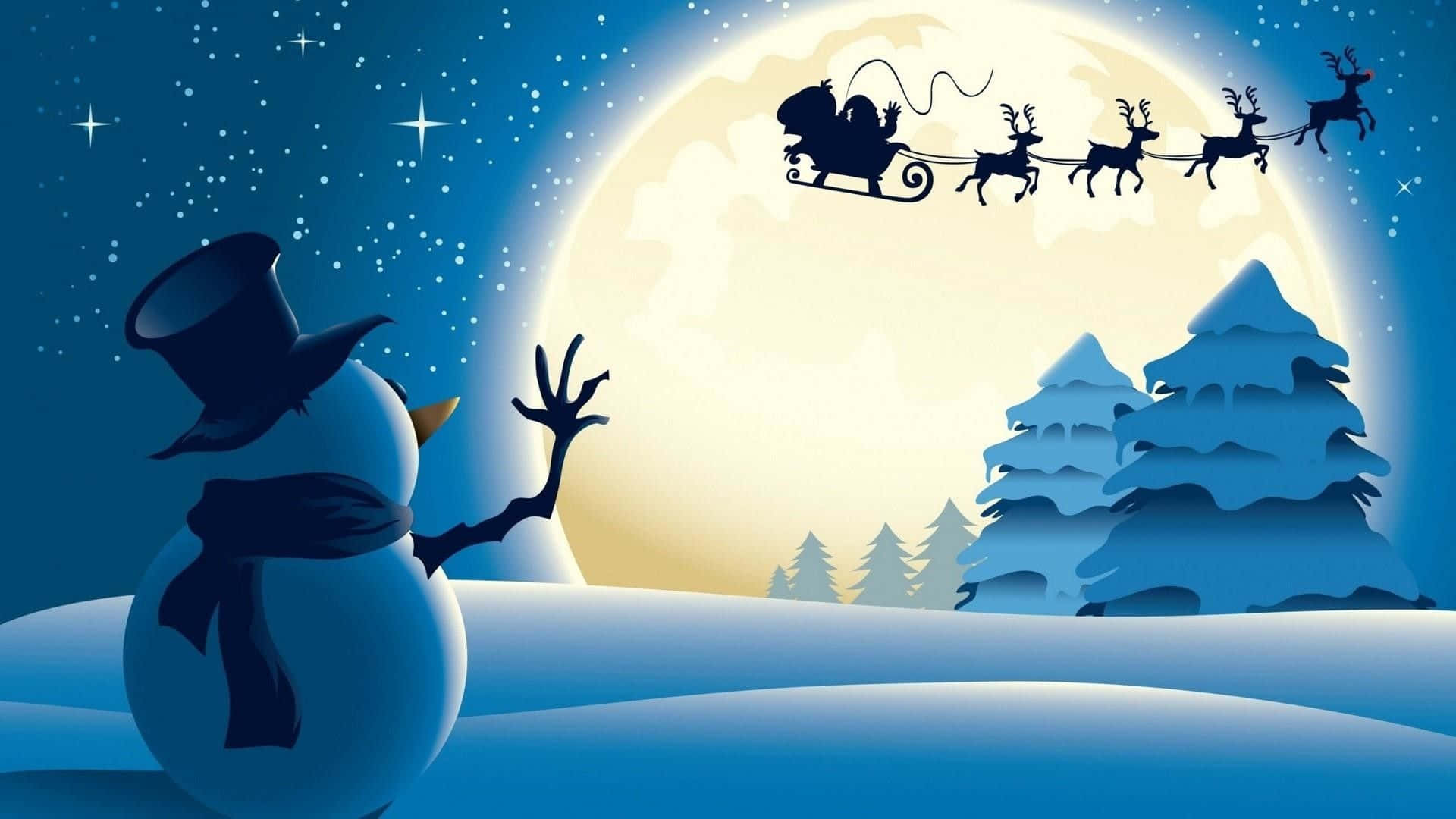 Santa Claus Ready For Christmas Eve Wallpaper