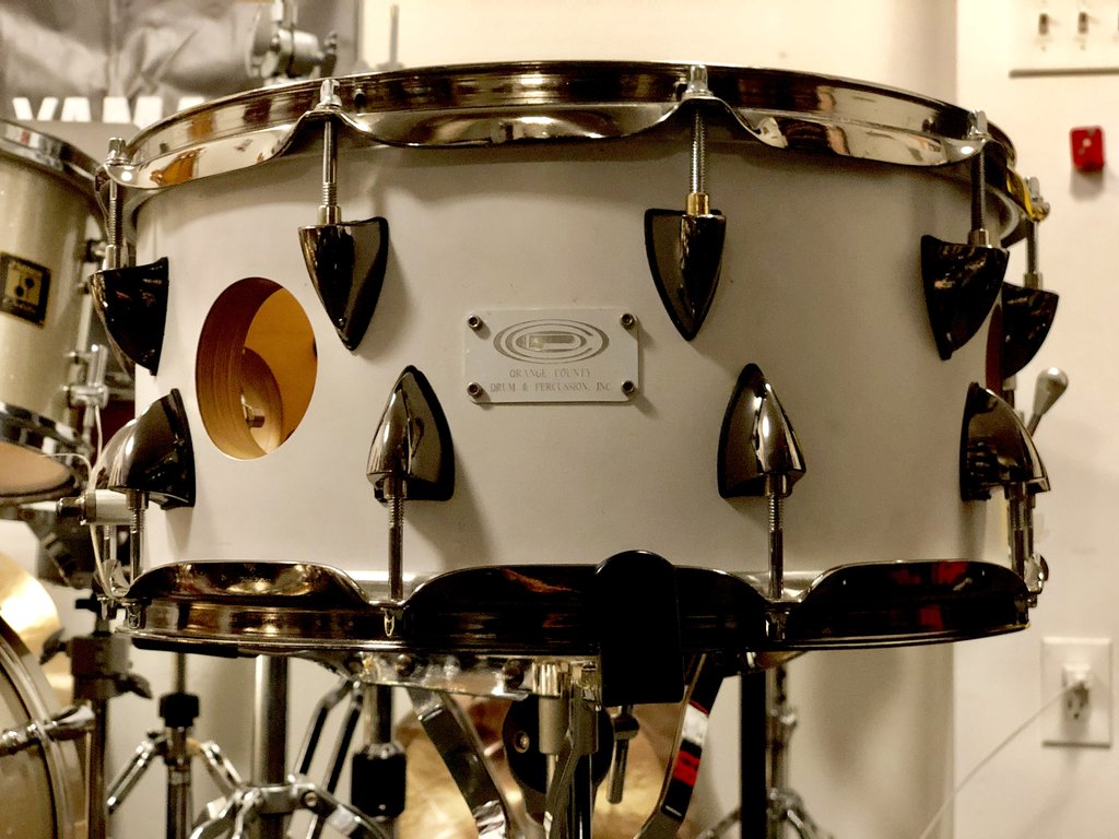 Ocdp Custom Snare Drum Ply Vented Bn Hardware