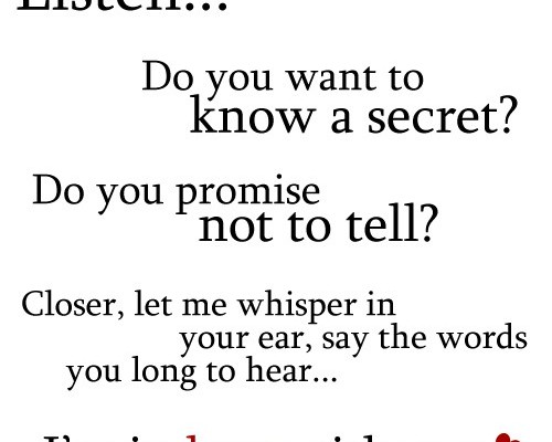 Listen Do You Want To Know A Secret The Beatles Love Wallpaper
