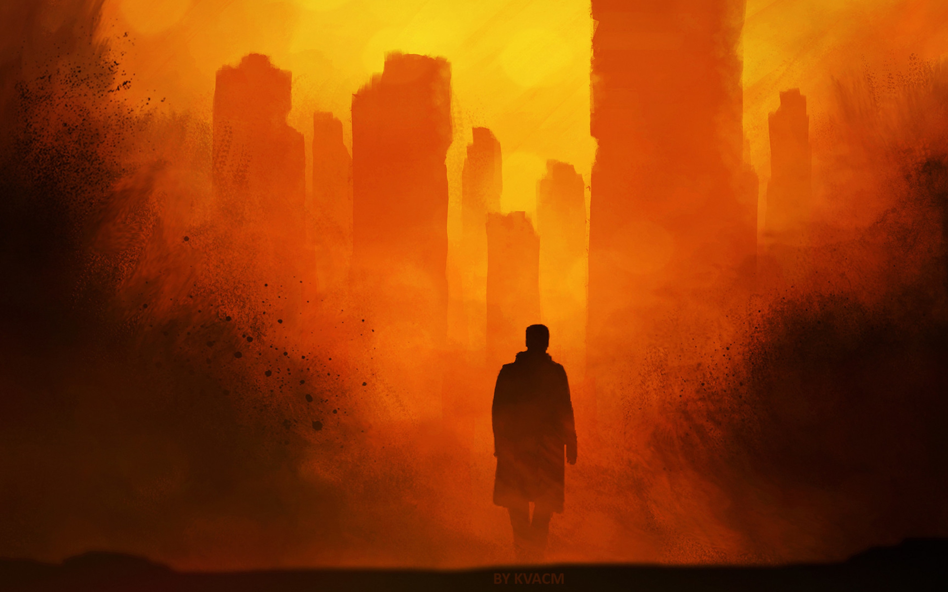 Blade runner 2049 city artwork 1729 Wallpapers and Free Stock