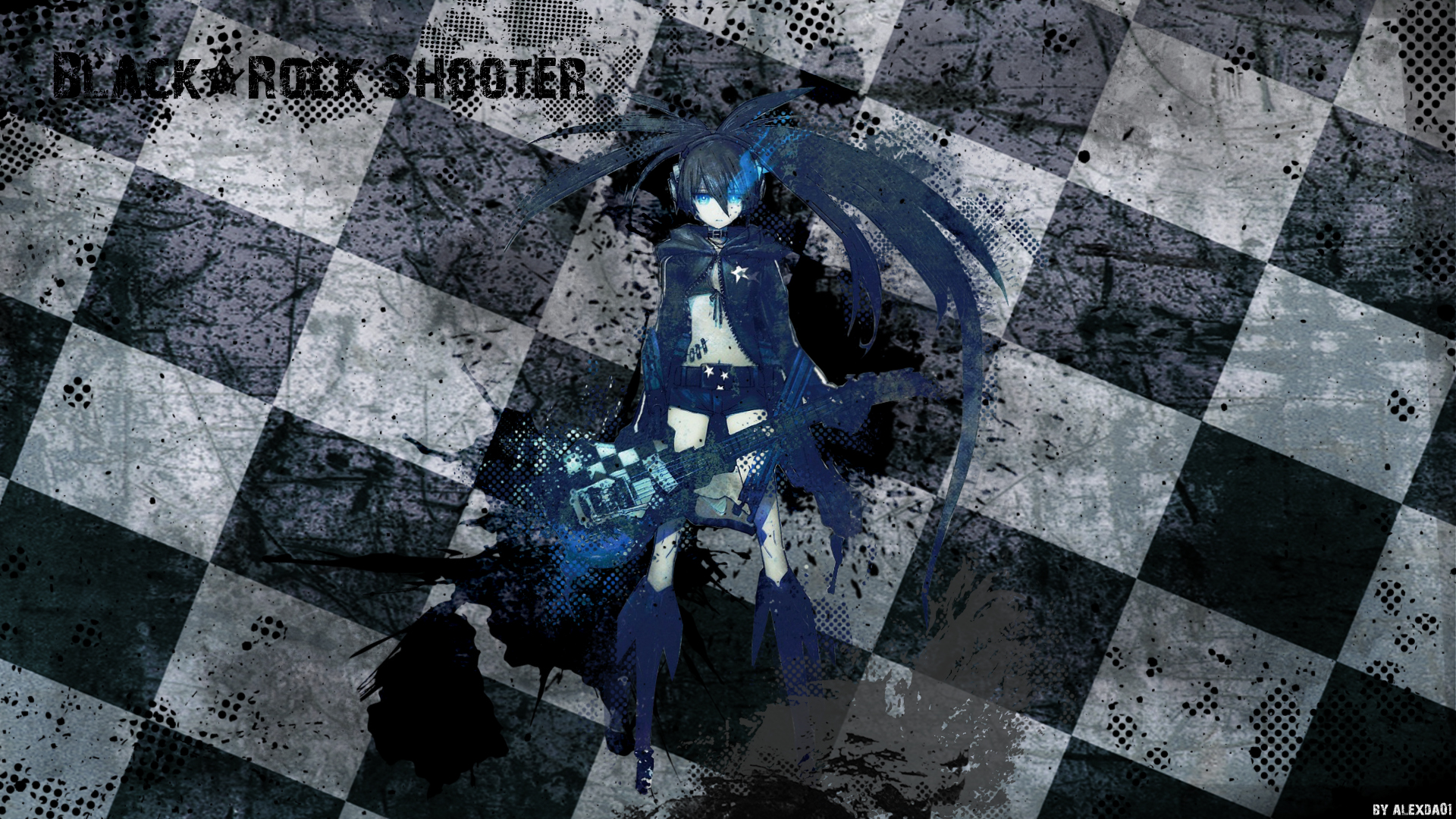 Black Rock Shooter Puter Wallpaper Desktop Background