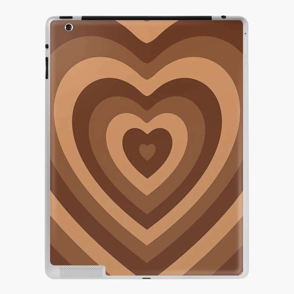 Brown Aesthetic Heart Tunnel iPad Case Skin by m benzzz Redbubble