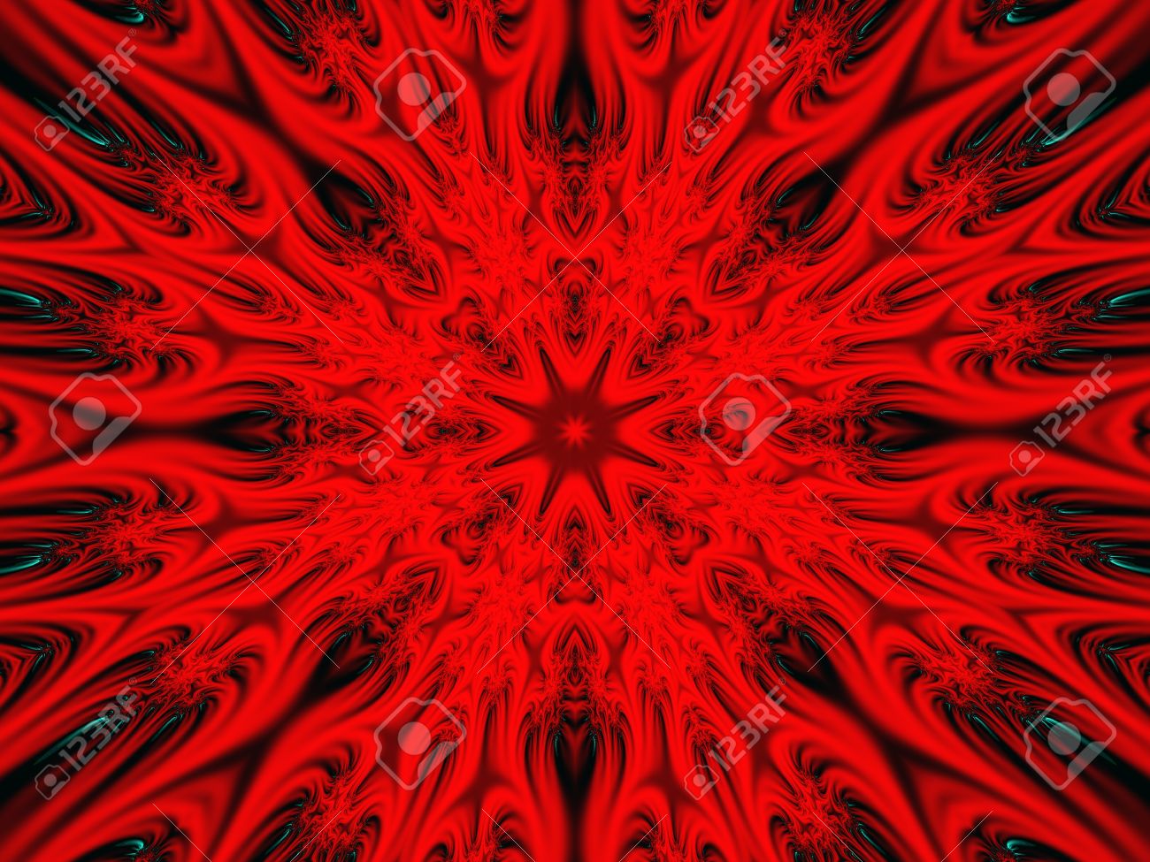 Red Fractal Wonder Background Stock Photo Picture And Royalty