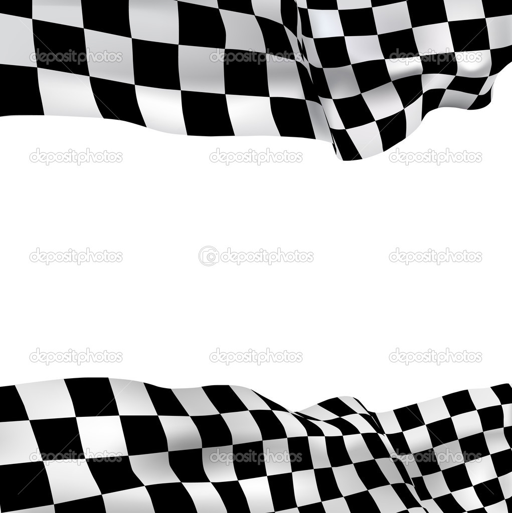 waving checkered flag sport and in terre haute in flag