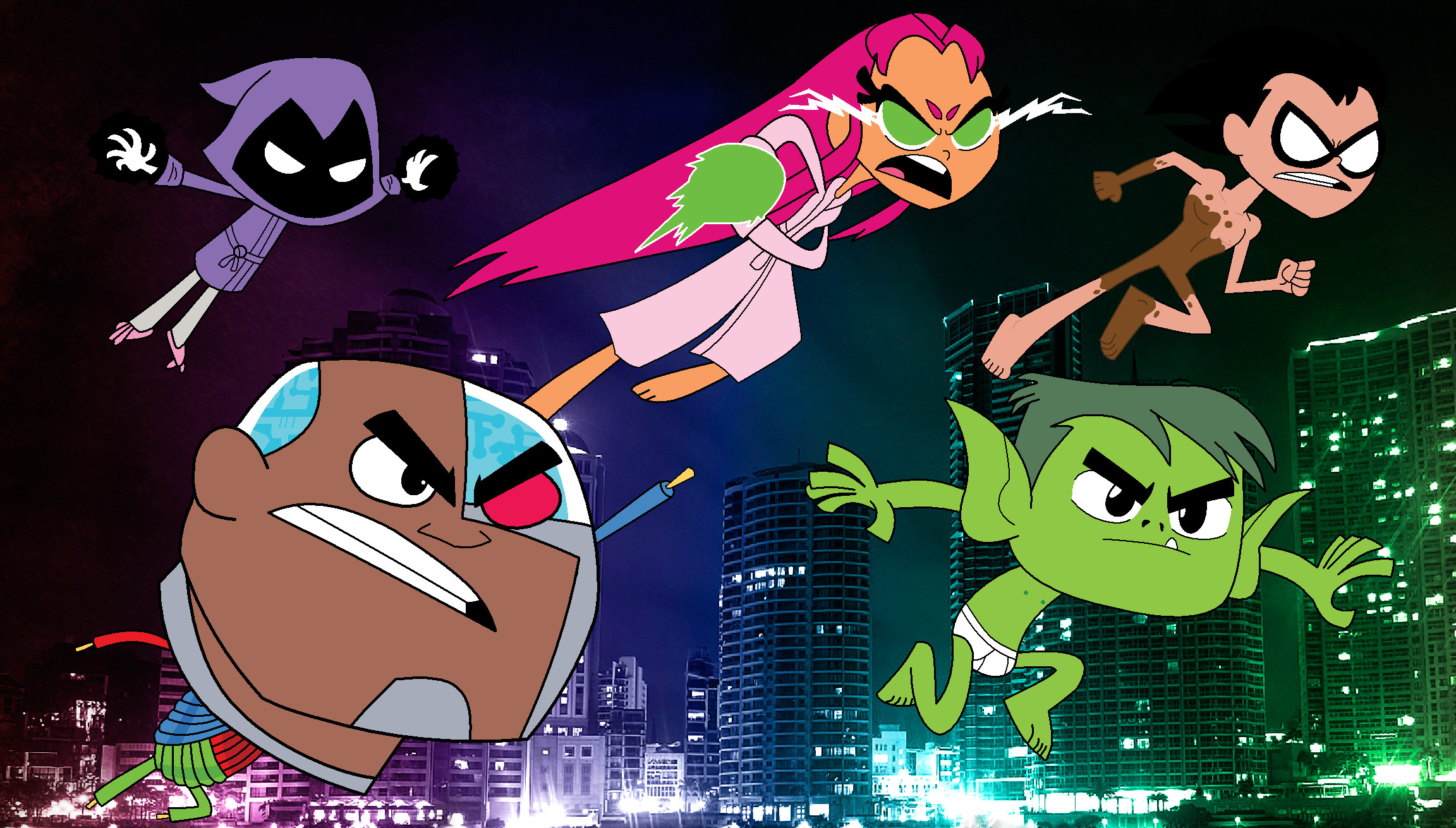 Teen Titans Go Full HD Wallpaper and Background Image