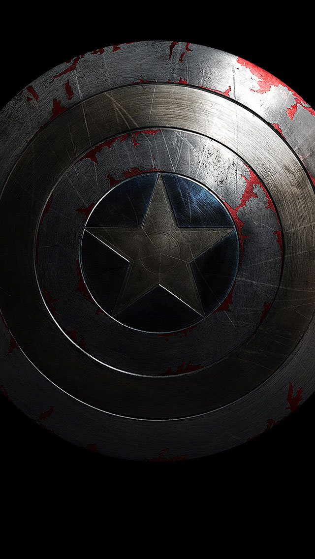 Captain America Shield iPhone Wallpaper