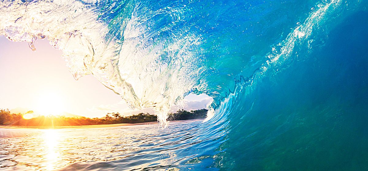 Waves Background Image