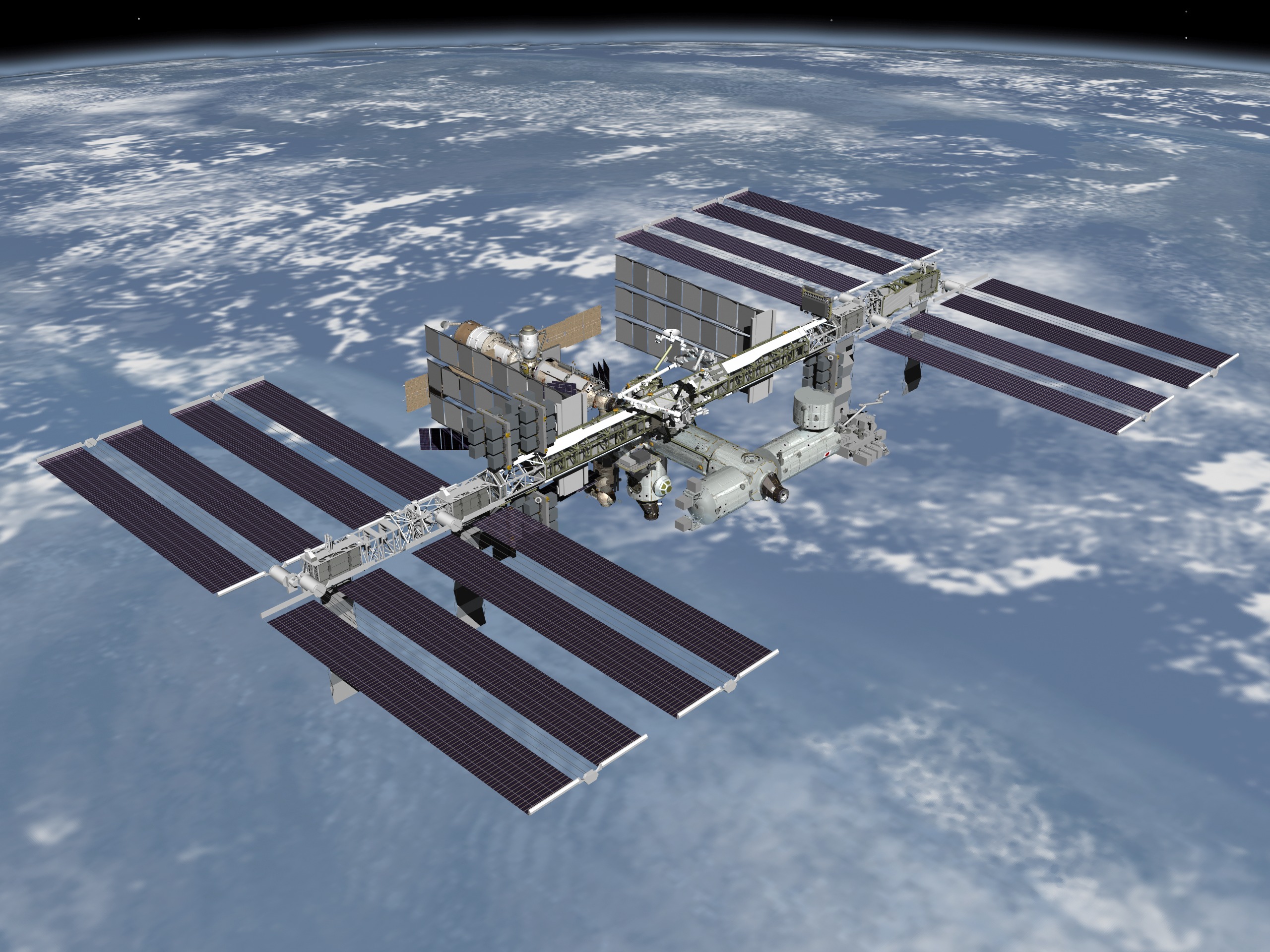 The International Space Station Iss Is A Habitable Artificial