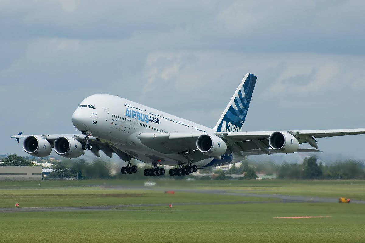 Airbus A380 Take Off Wallpaper