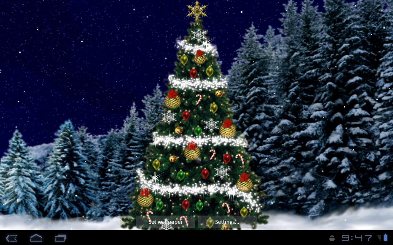 Christmas Season Settings Tree Standard Happy Frozen And