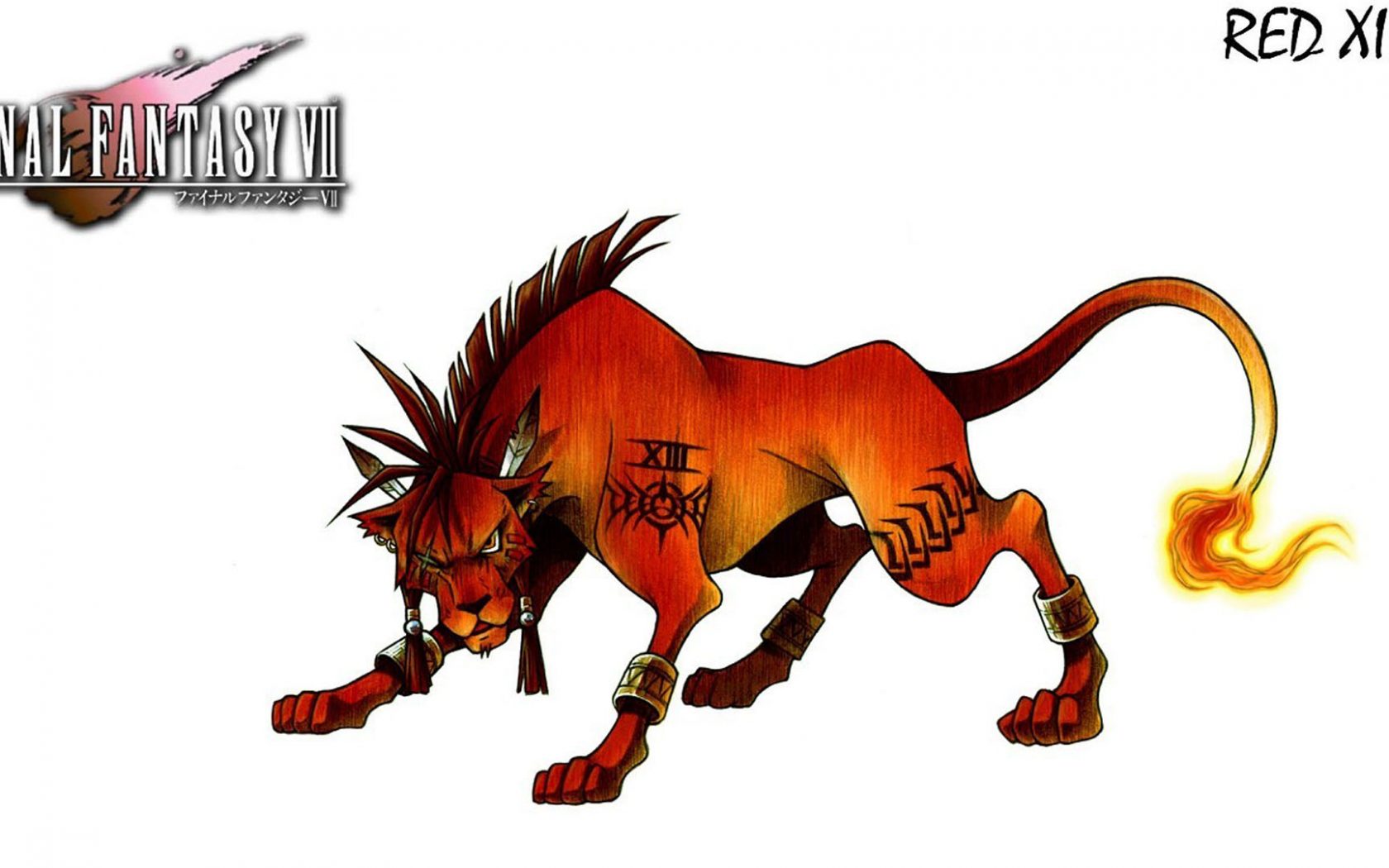 High Definition Wallpaper Of Nanaki Red Xiii From Final Fantasy