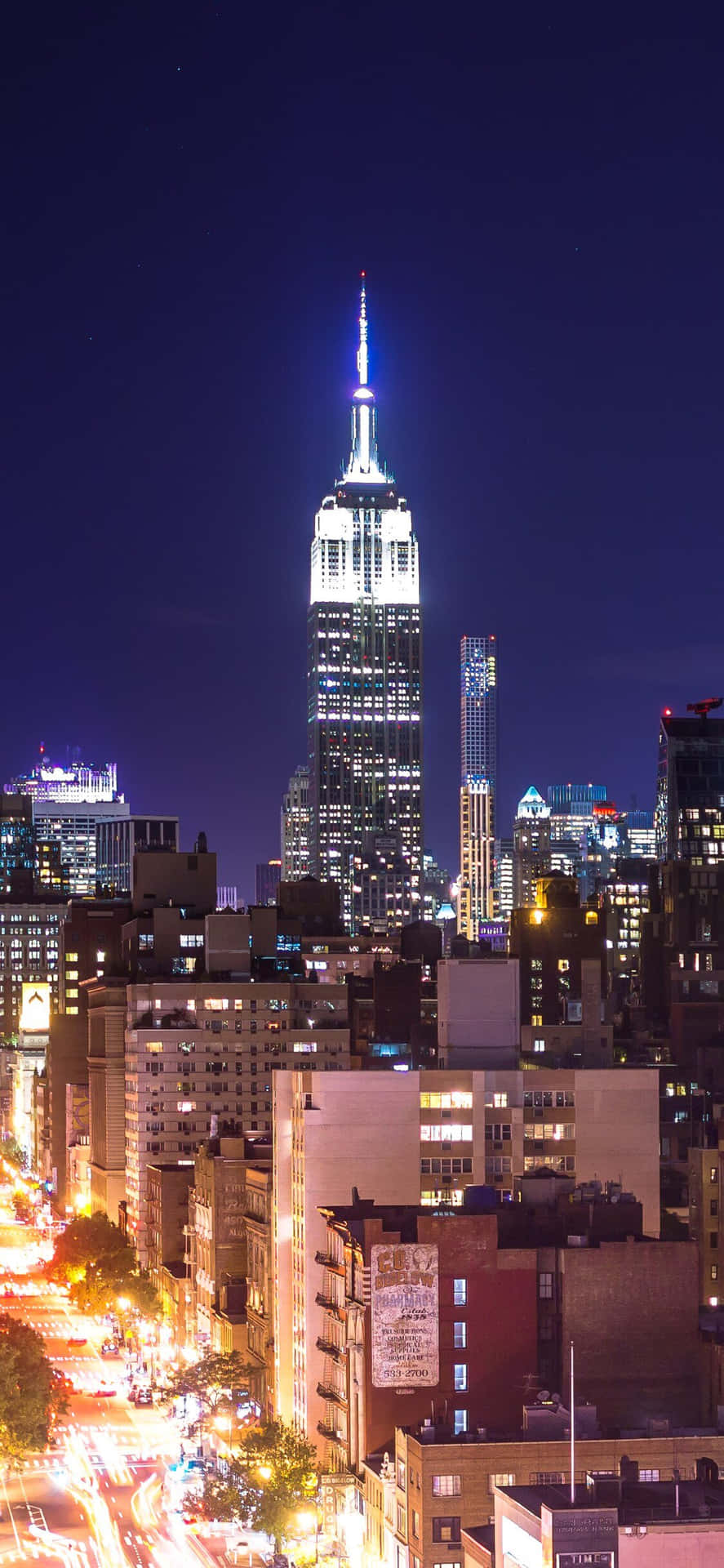 iPhone Xs New York Background Wallpaper