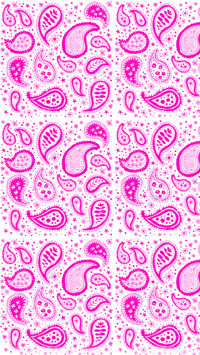 Installing This Pink Paisley iPhone Wallpaper Is Very Easy Just Click