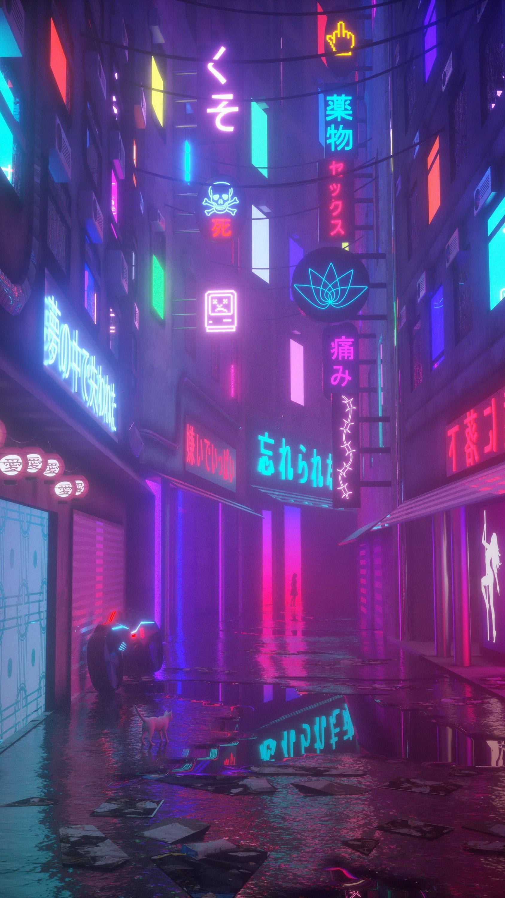 Mobile Wallpaper HD Anime Aesthetic - Wallpaper HD 2023