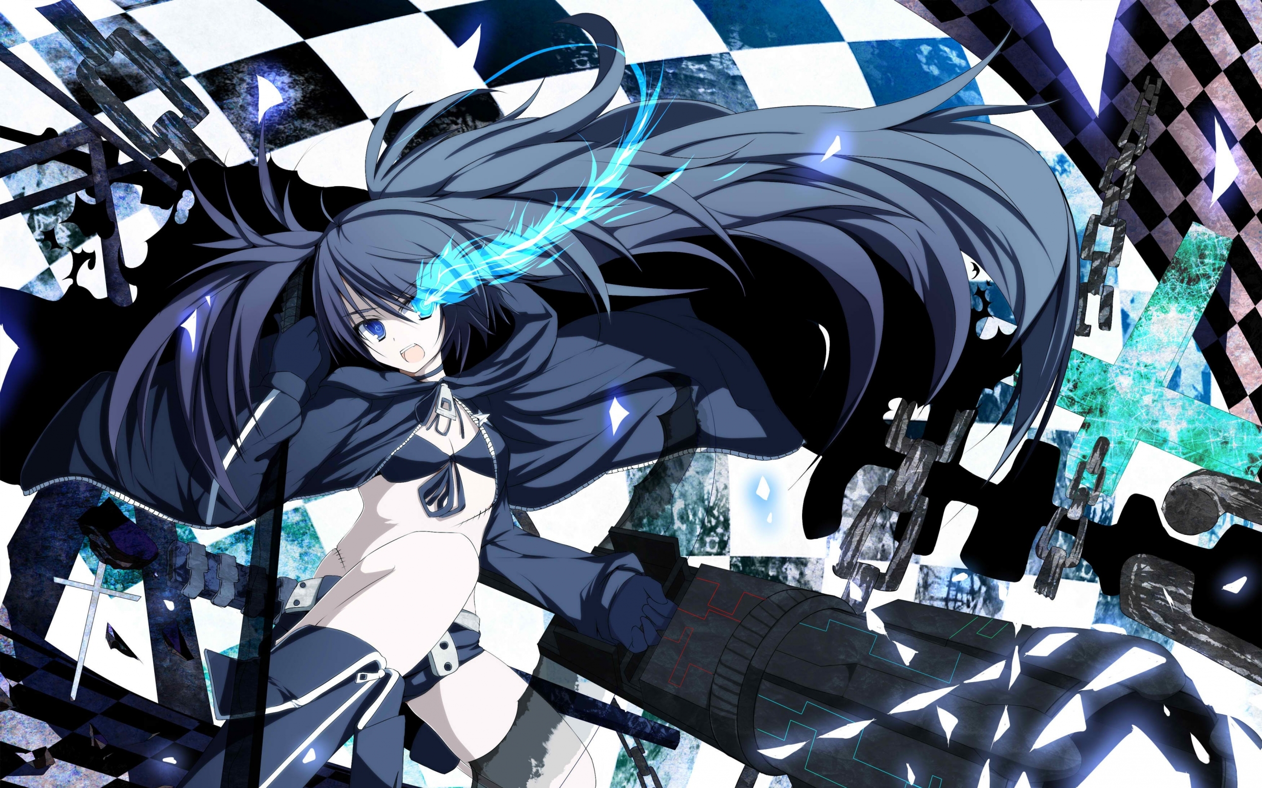 Black Rock Shooter Wallpaper HD And iPhone