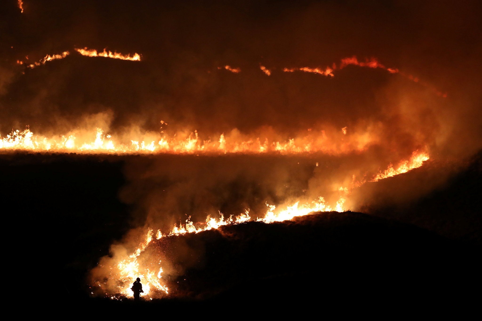 Wildfires Rage In Britain After Record Temperatures Wallpaper