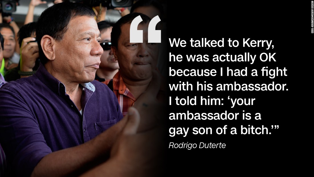Rodrigo Duterte S Most Controversial Ments