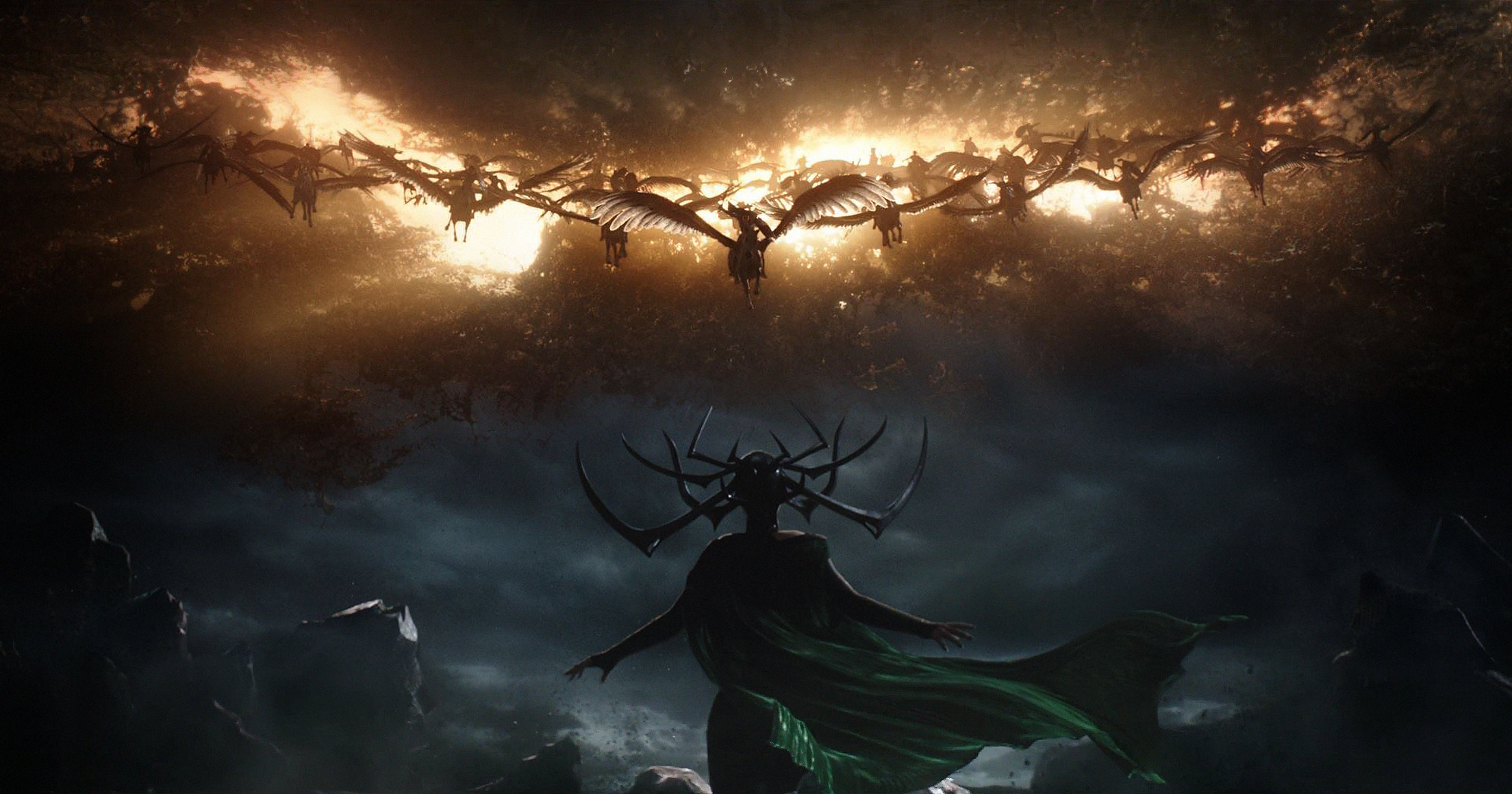 Another Imax Wallpaper From The Valkyrie Flashback Scene In Thor