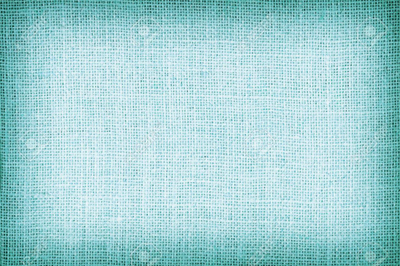 Natural Sackcloth Textured For Background Blue Colour Stock Photo