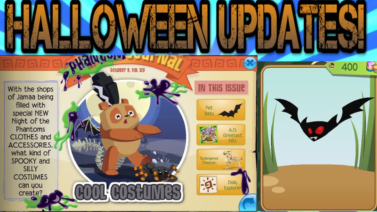 Animal Jam Halloween Updates Pet Bats And Spooky Party