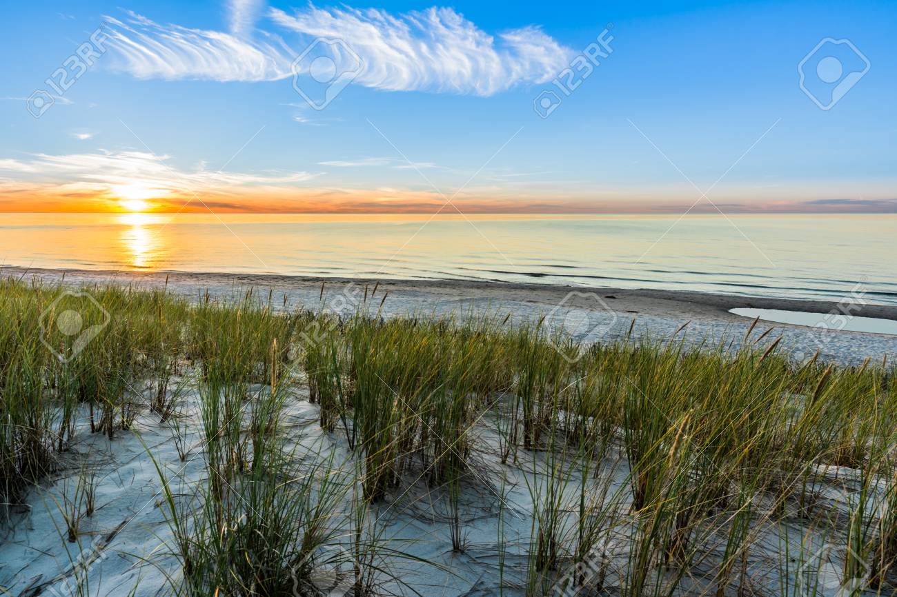 Beautiful Sunset Beach Wallpaper Summer Landscape Over Sea
