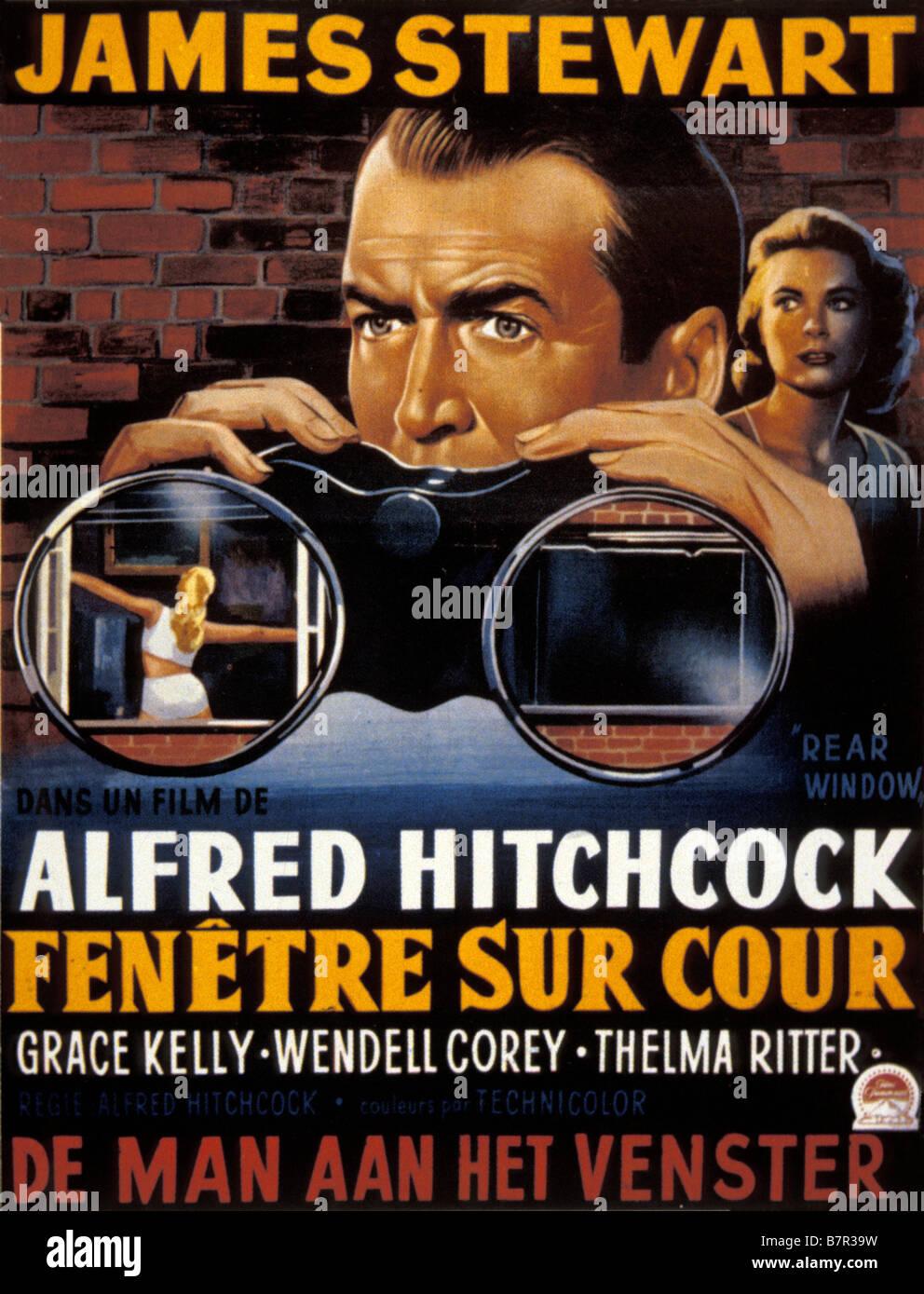 Rear Window Movie Poster Director Hi Res Stock Photography And