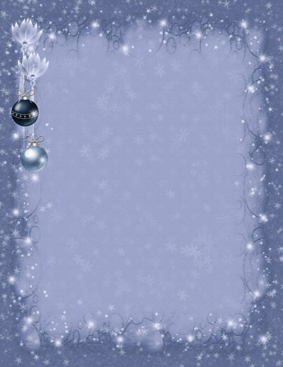 Background On Complimentary Items Winter Blue