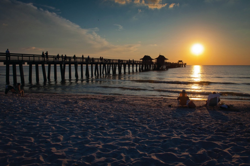 Naples Florida Pier Sunset2