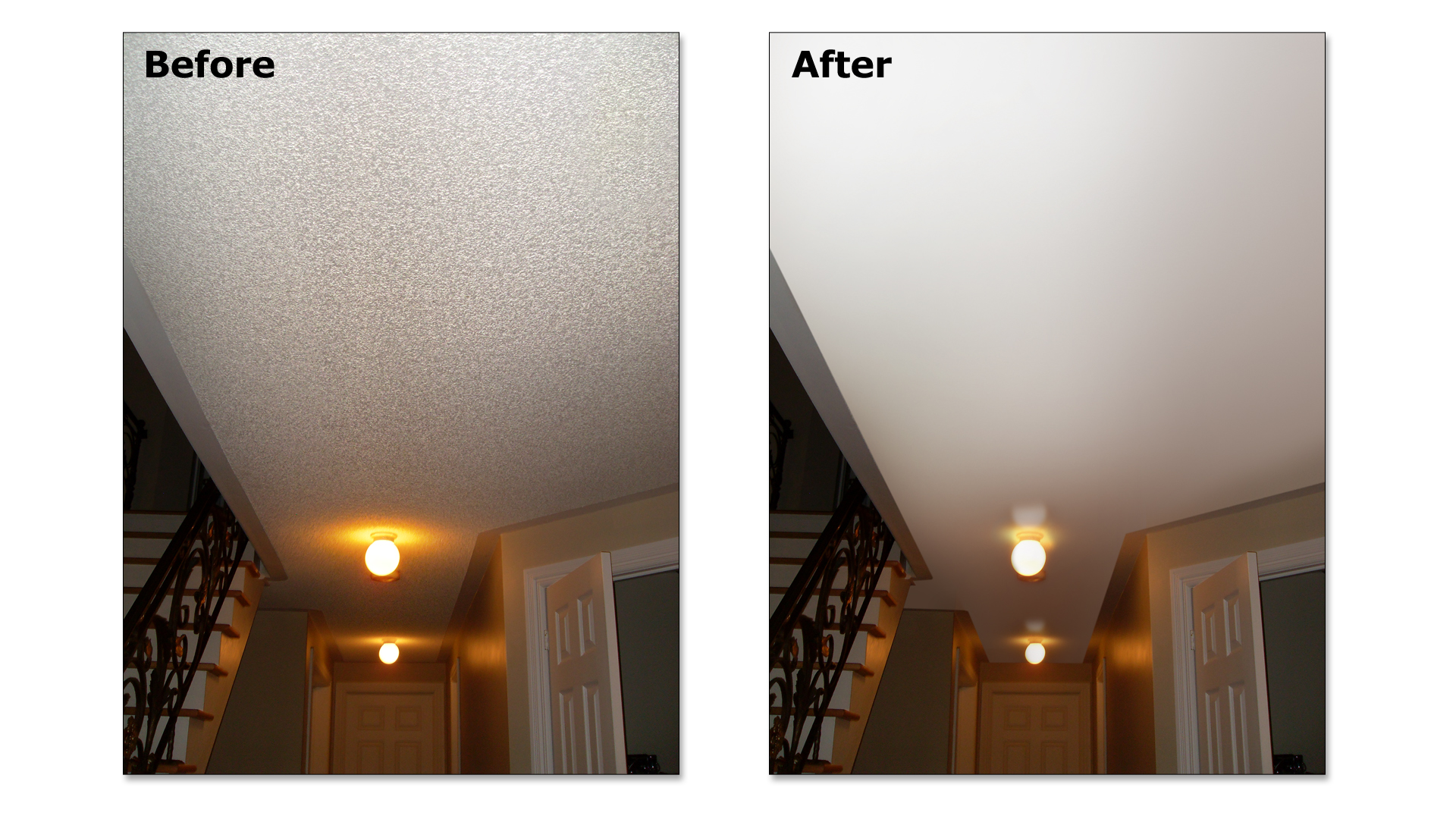 Free Download Popcorn Ceiling Removal Before And After Photos