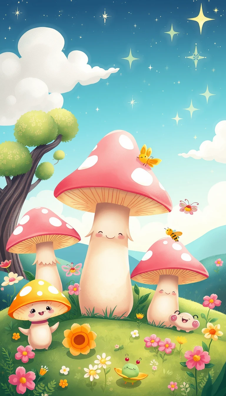 🔥 Download Kawaii Mushroom Wallpaper by @nlopez66 | Kawaii Mushroom ...