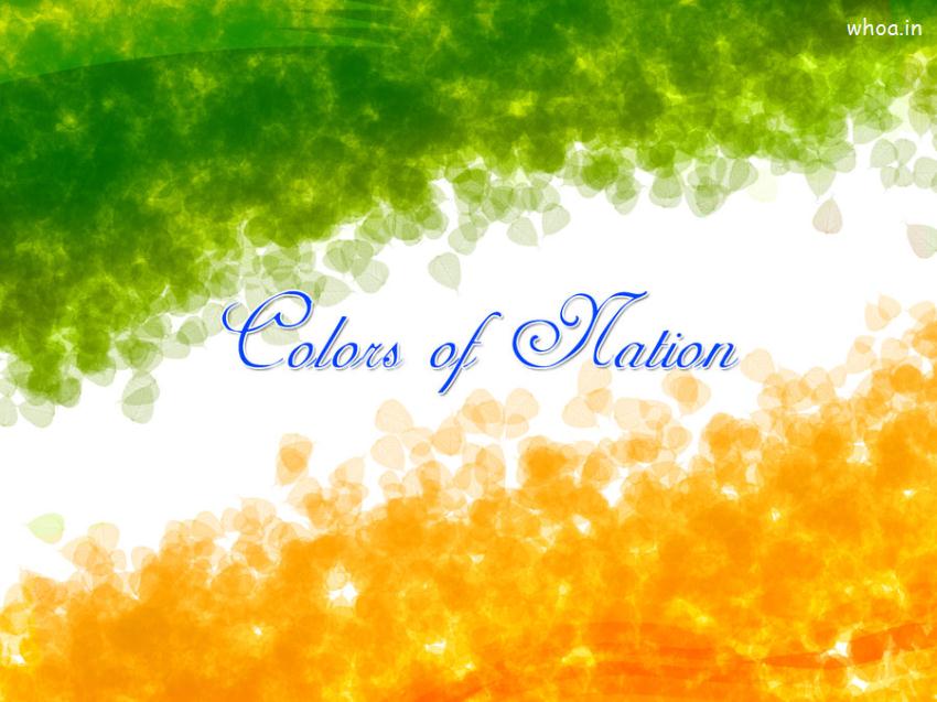 Colors Of Nation Indian Flag Wallpaperhappy Republic Dayindian