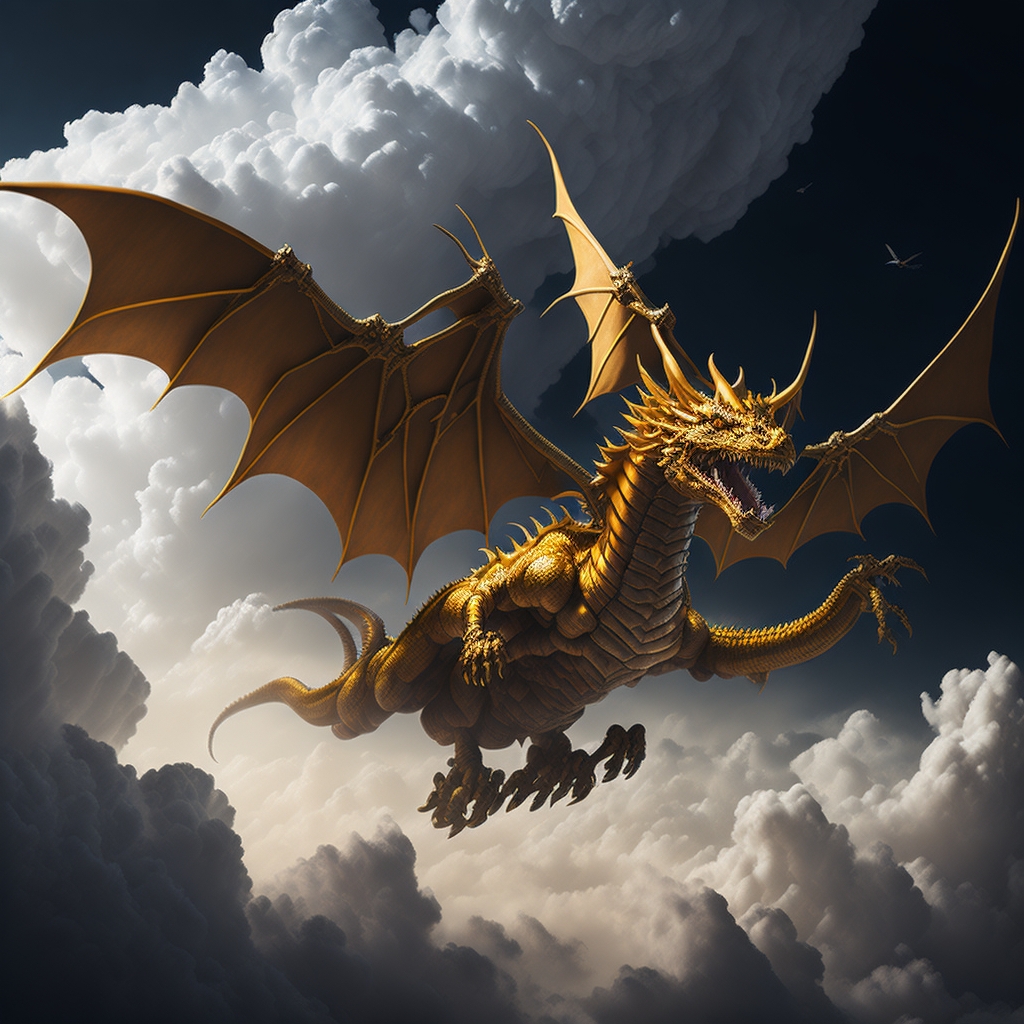 Gold Dragon Wallpaper HD