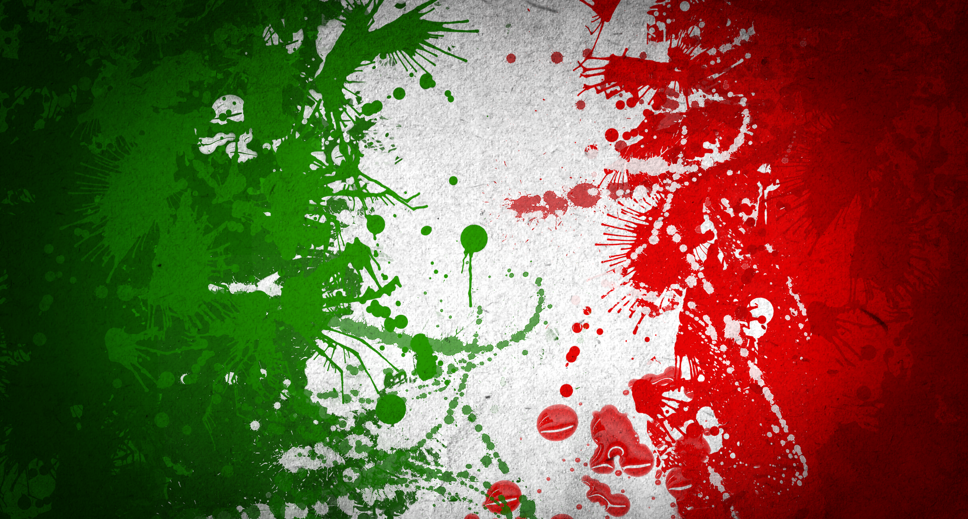 Flag Art Italy HD Wallpaper Background For Desktop