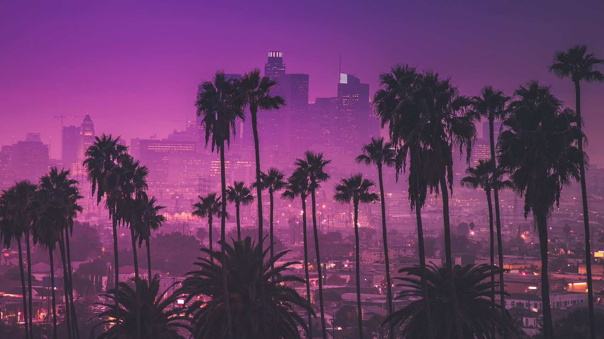 Ultraviolet Downtown Los Angeles California Usa Windows