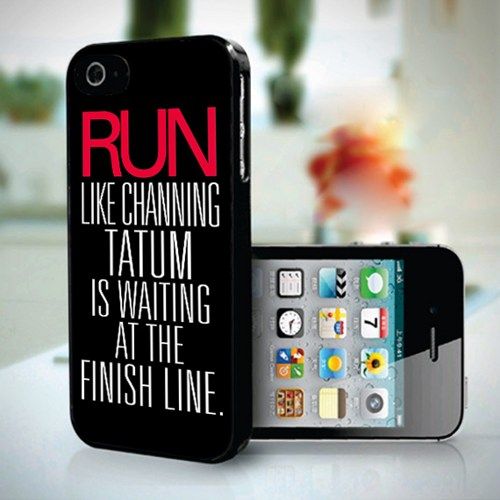 Run Like Channing Tatum Wallpaper Design For iPhone Case