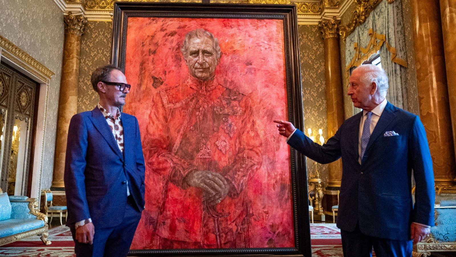 Animal Rights Activists Vandalize King Charles New Portrait Wallpaper