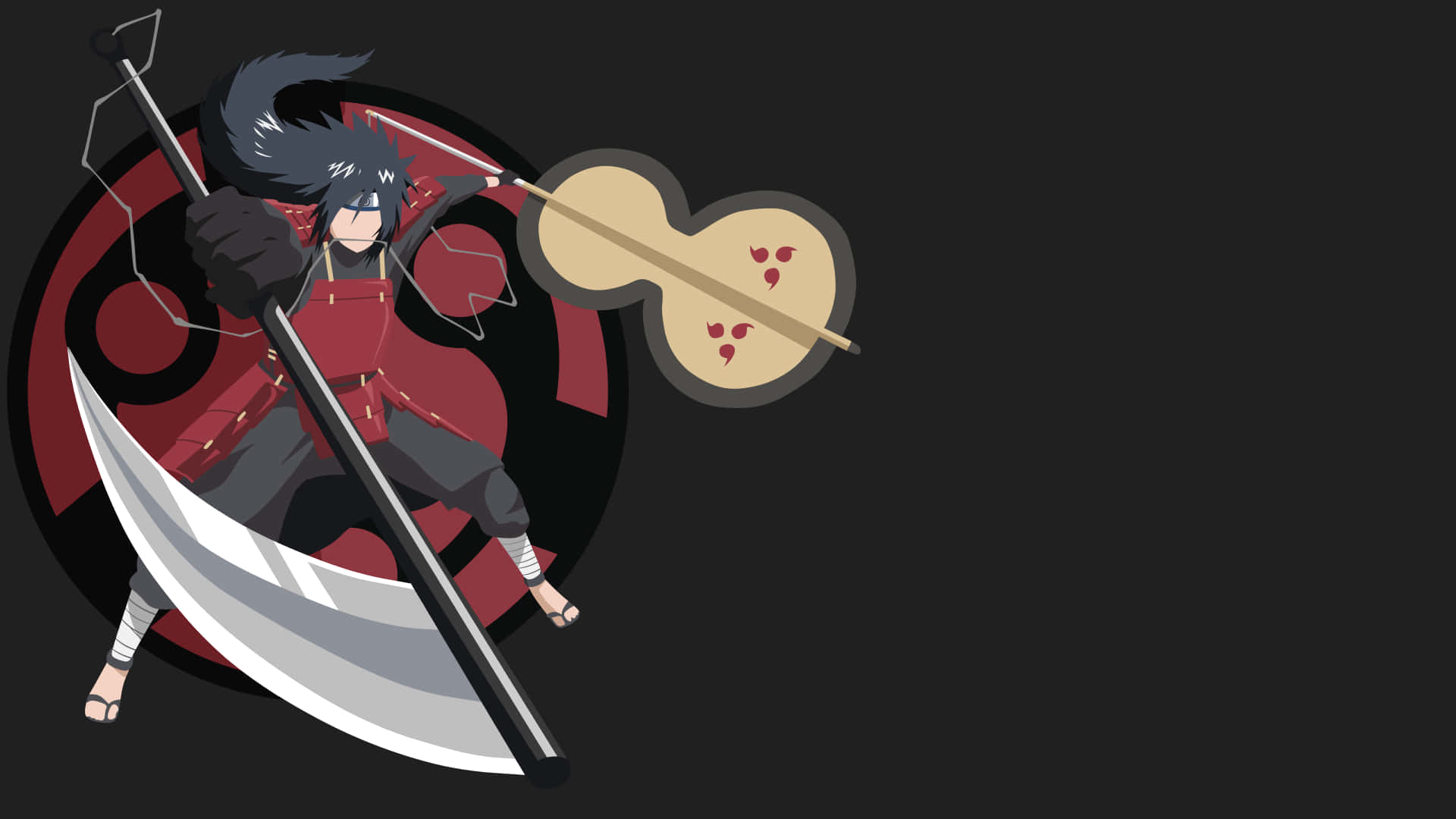 Unlock Your Inner Power With The Minimalist Sharingan Wallpaper
