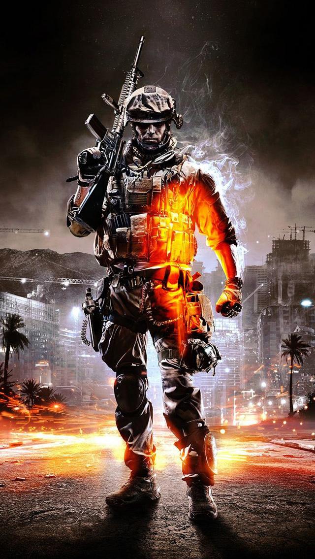 Free download iPhone 5 wallpapers HD Battlefield 3 Backgrounds