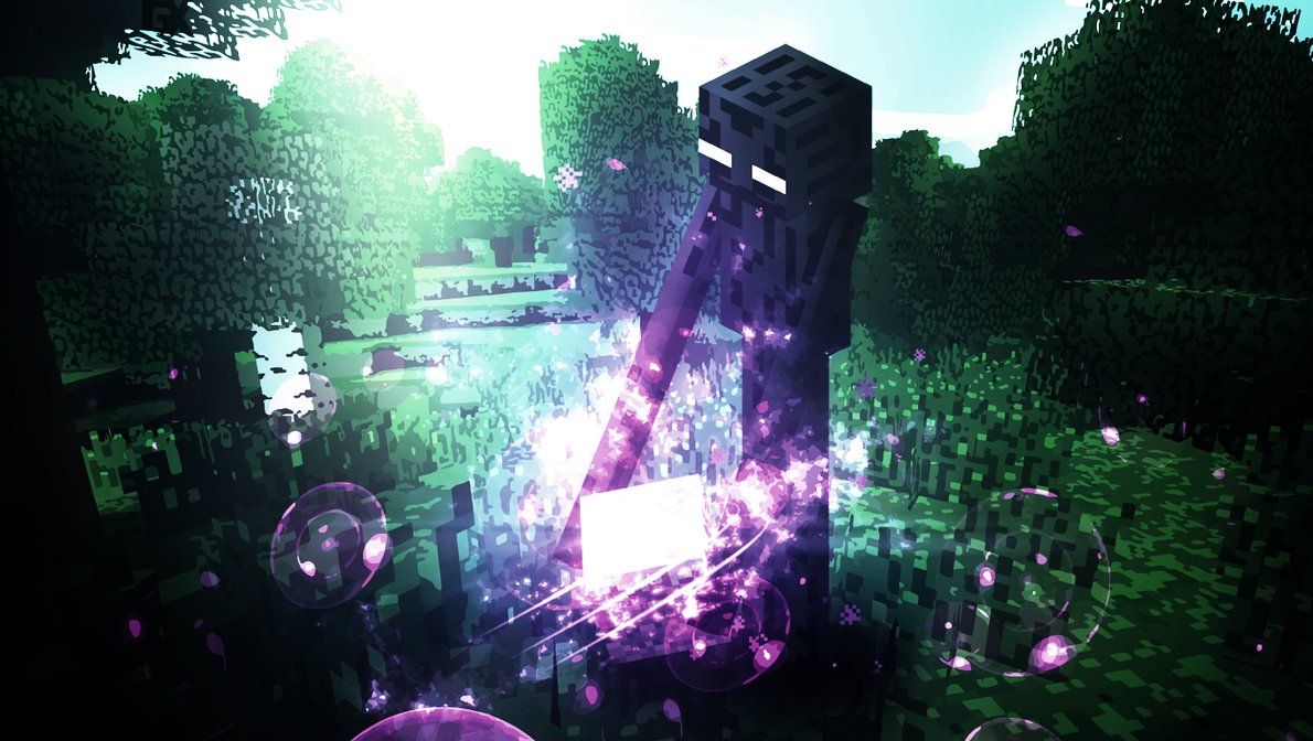 Wallpaper Enderman Minecraft By Gigy1996