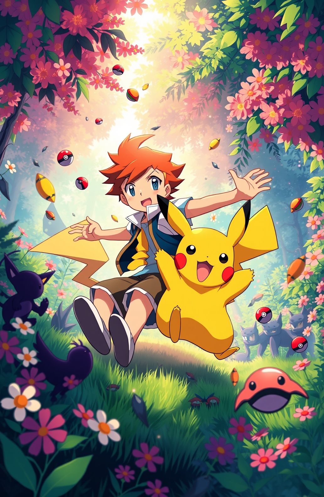 Pikachu And Ash Wallpaper
