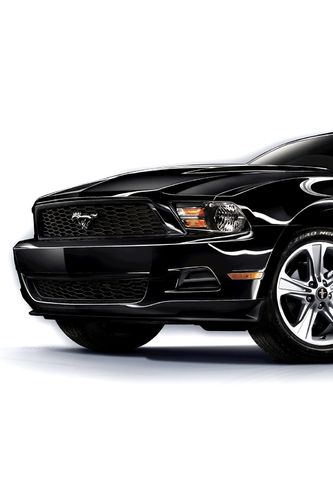 Black Ford Mustang Wallpaper For iPhone