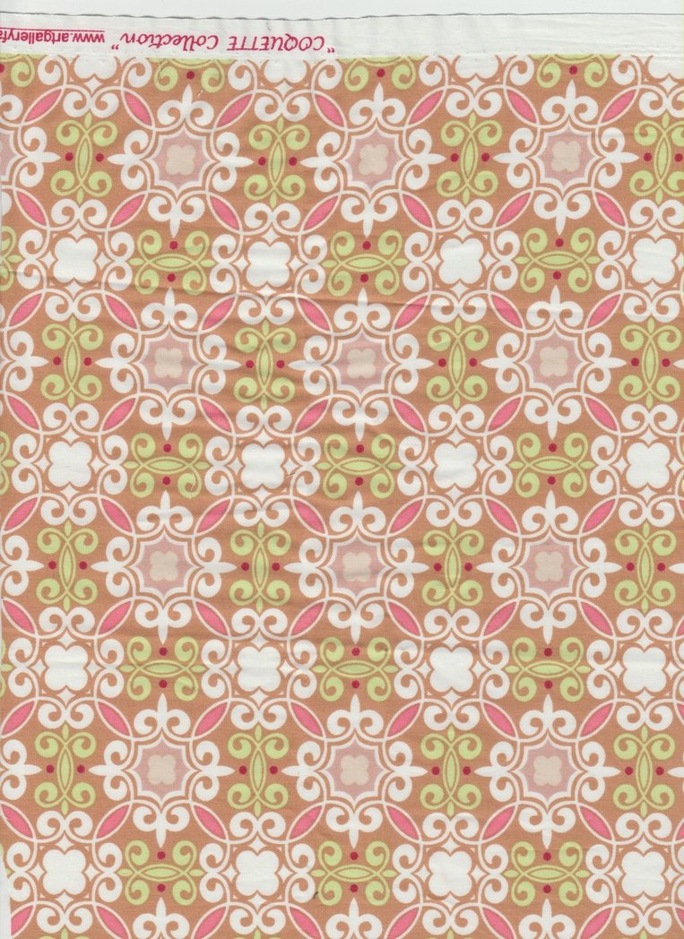 Floral Print Wallpaper Texture Brown