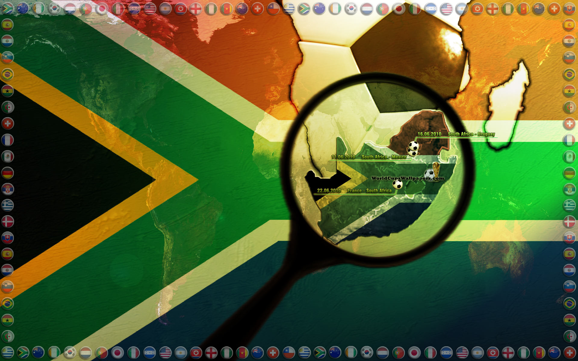 South Africa World Cup Picture X Pixels