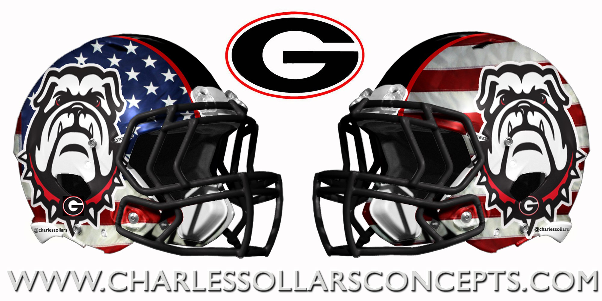 Georgia Bulldogs Charles Sollars Concepts Stars