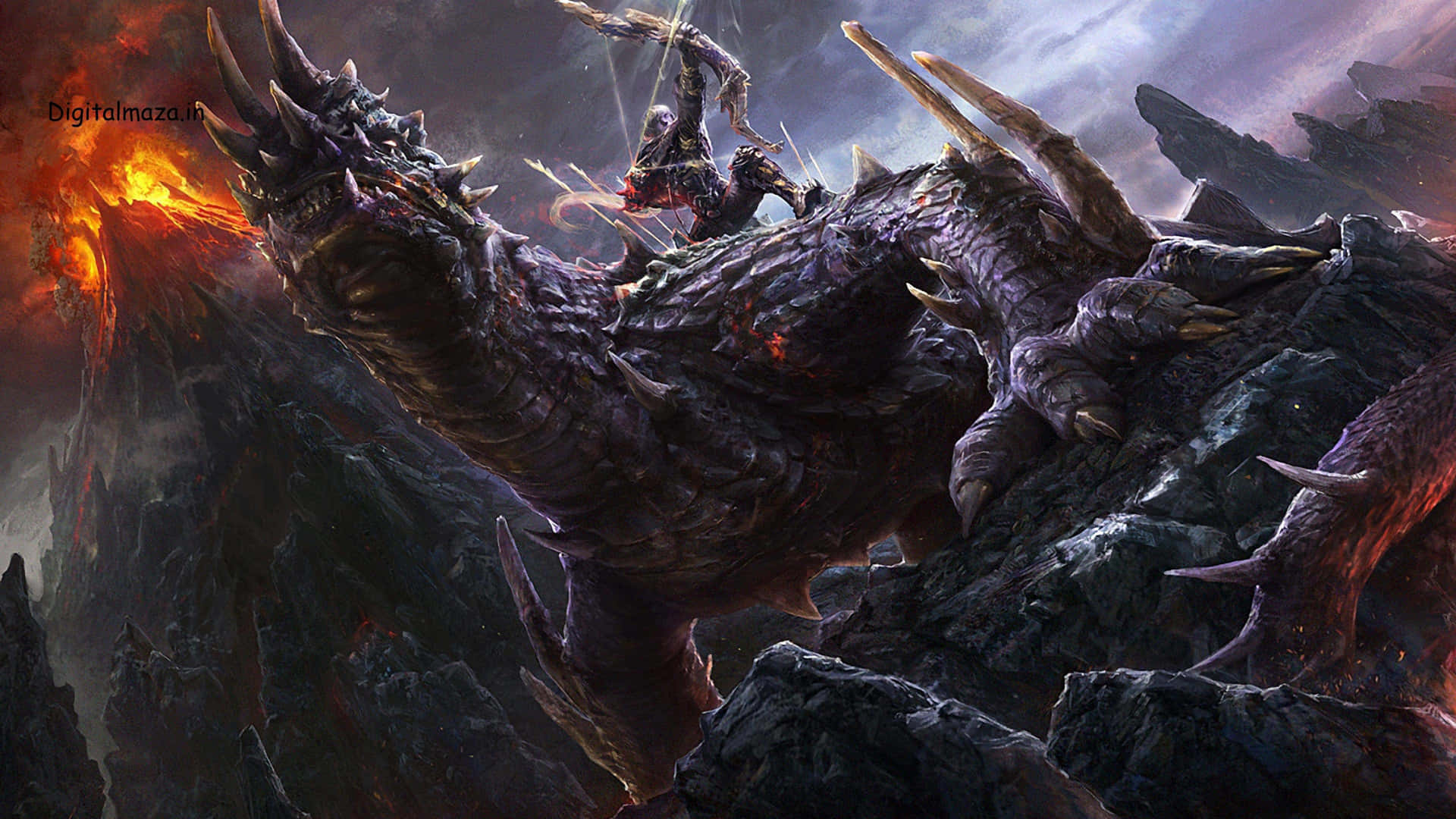 Epic Dragon 4k Wallpaper