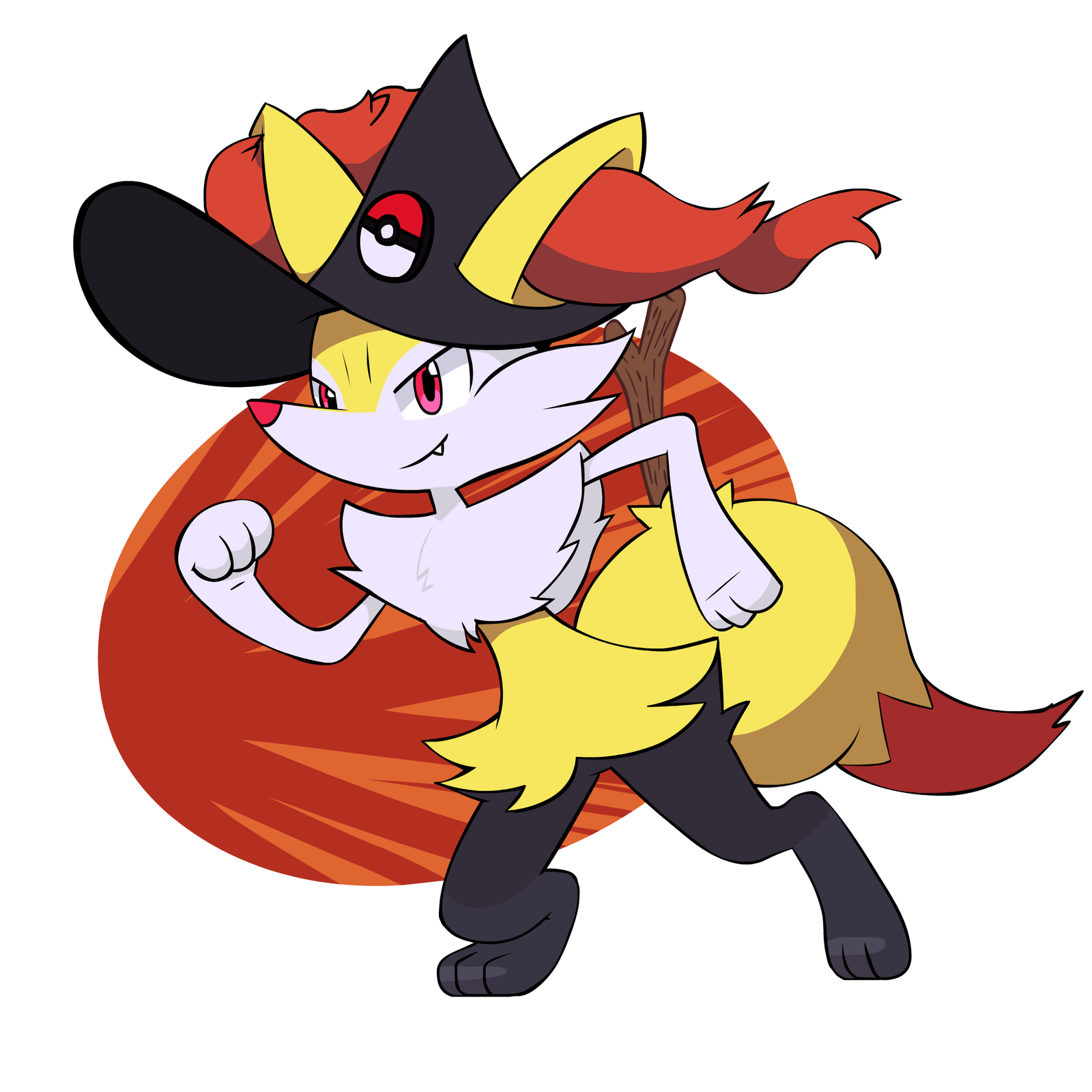 Pretty Braixen Witchy By Coonstito